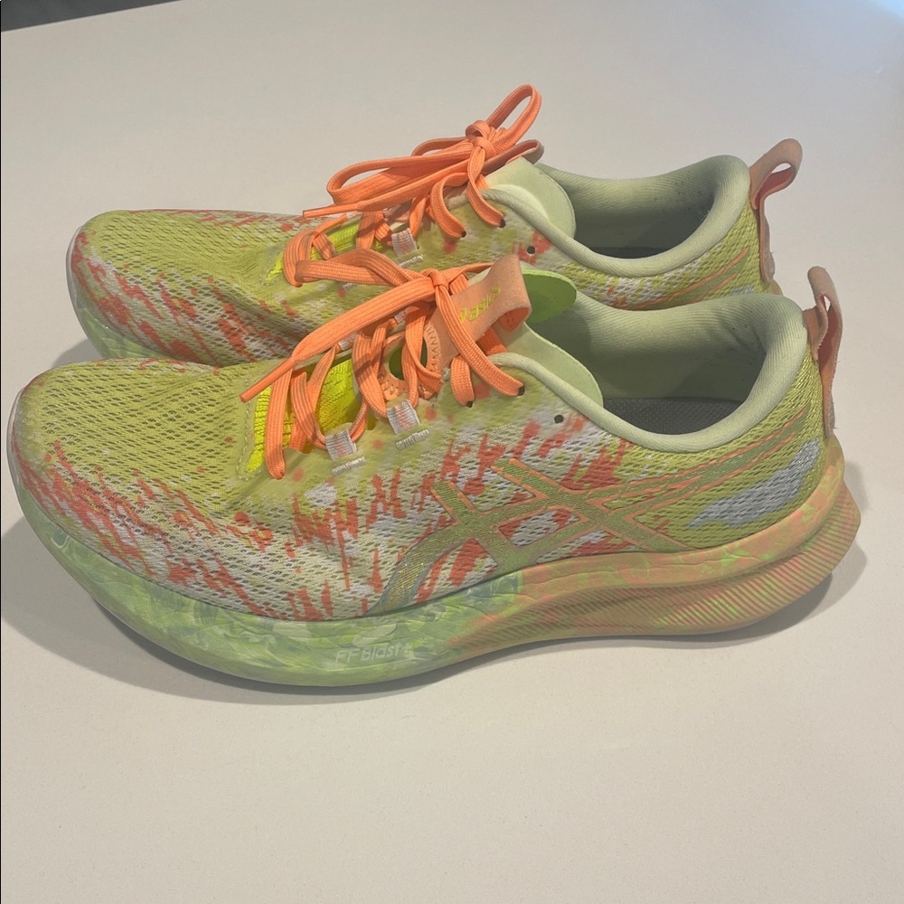 ASICS Women's Noosa Tri 16 Yellow Matcha Shoes - Picture 3 of 6